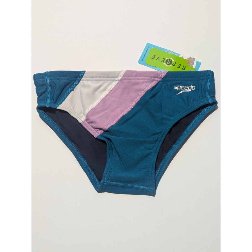 Speedo Eco Endurance Repreve Ocean Depths Swim Brief Men's Size 28‎
